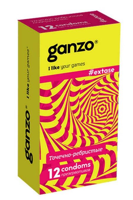 фото упаковки Ganzo Презервативы Точечно-ребристые